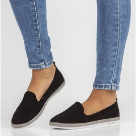 Chaussures en cuir Filippo DP081 / 22 Bk noir le noir 7