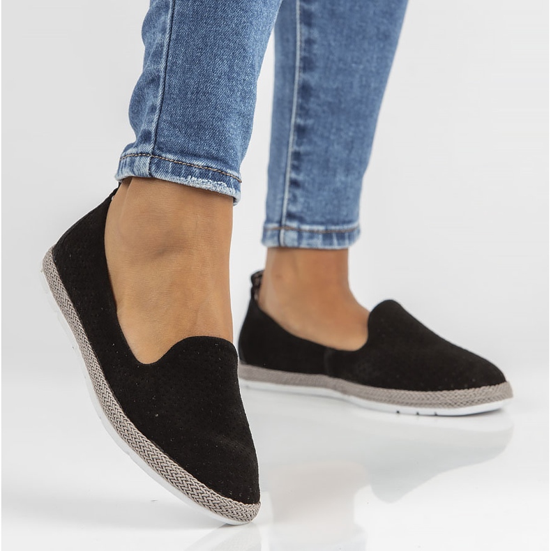 Chaussures en cuir Filippo DP081 / 22 Bk noir le noir 1