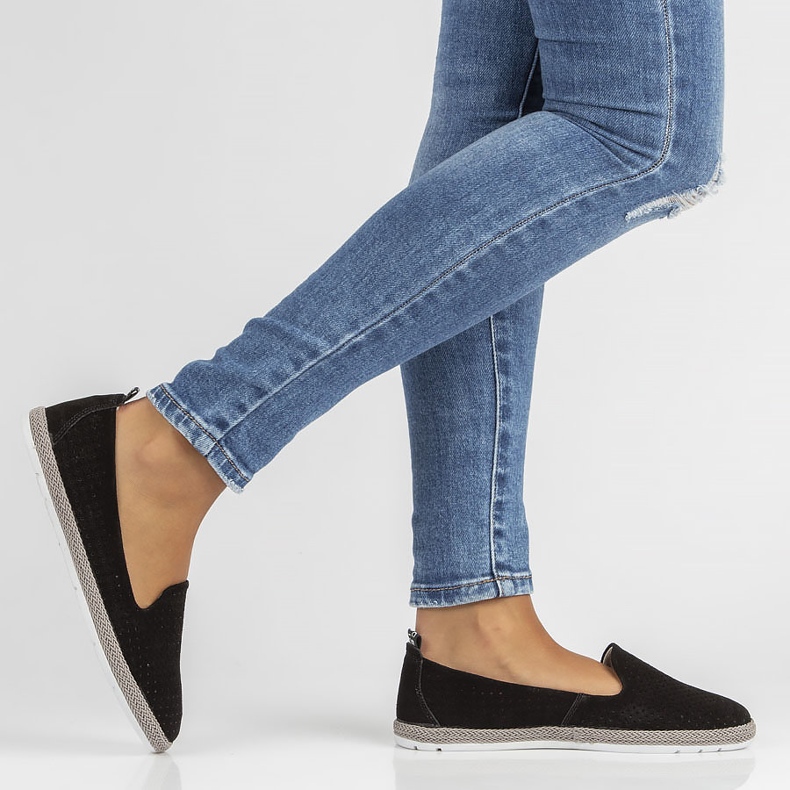 Chaussures en cuir Filippo DP081 / 22 Bk noir le noir 2