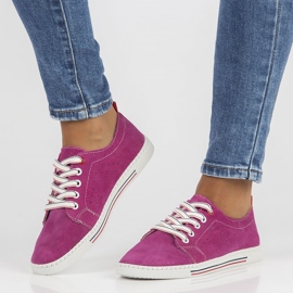 Chaussures en cuir Filippo DP3507/22 Fh fuchsia rose 1