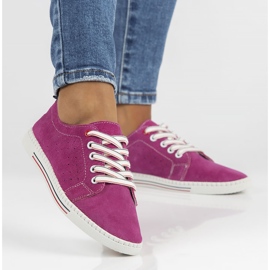 Chaussures en cuir Filippo DP3507/22 Fh fuchsia rose 2