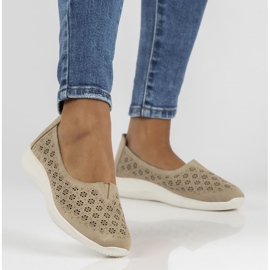 Chaussures en cuir Filippo DP3673/22 Soyez beige 1 Chaussures en cuir Filippo DP3673/22 Soyez beige 1