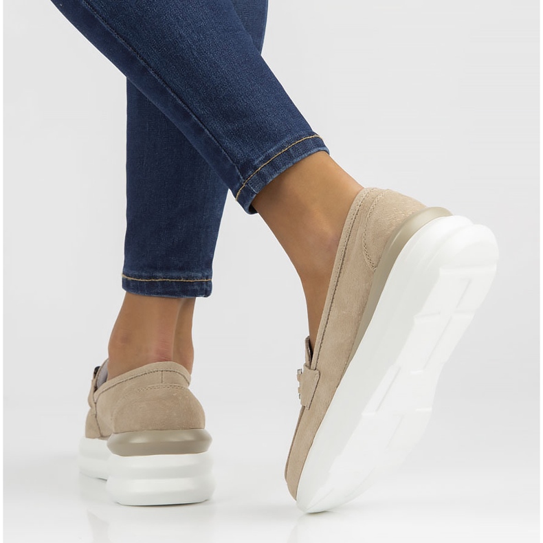 Chaussures en cuir Filippo DP3504/22 Soyez beige 1 Chaussures en cuir Filippo DP3504/22 Soyez beige 1