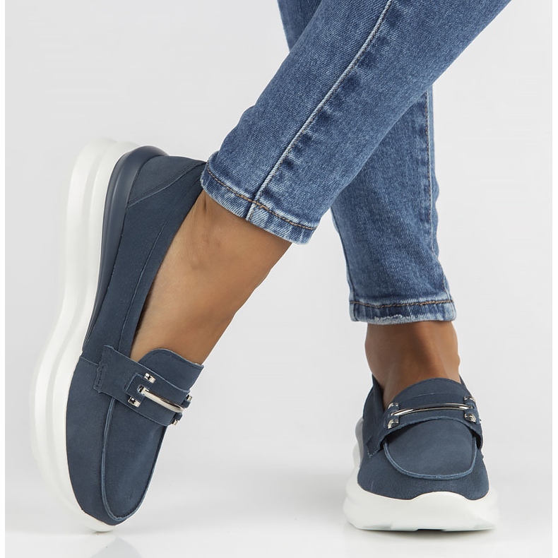 Chaussures en cuir Filippo DP3504/22 Nv bleu marine 2 Chaussures en cuir Filippo DP3504/22 Nv bleu marine 2