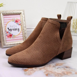 Bottes ajourées Vinceza W JAN89B marron brun 2