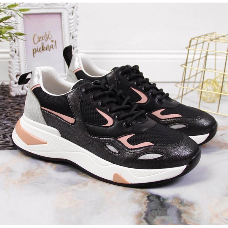 Baskets de sport Vinceza W JAN91A noir 2