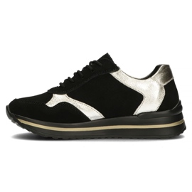 Baskets en cuir Filippo DP3544/22 Bk noir le noir d'or 4