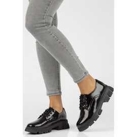 Chaussures en cuir Filippo DP3153 / 22 Bk noir le noir 7