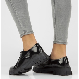 Chaussures en cuir Filippo DP3153 / 22 Bk noir le noir 6