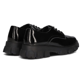 Chaussures en cuir Filippo DP3153 / 22 Bk noir le noir 5