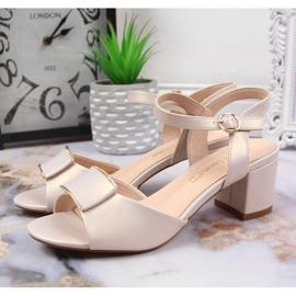 Sandales sur le poteau de Sergio Leone W SK139F beige 2 Sandales sur le poteau de Sergio Leone W SK139F beige 2