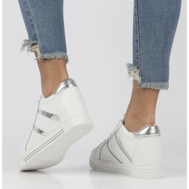 Baskets en cuir Filippo DP3549 / 22 Wh blanc 1