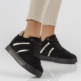 Baskets en cuir Filippo DP3549/22 Bk noir le noir 7