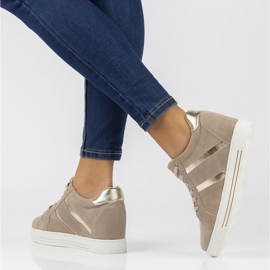 Baskets en cuir Filippo DP3549/22 Be beige 2