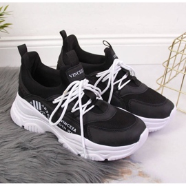Vinceza W JAN120A chaussures de sport noires 2