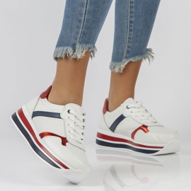 Baskets en cuir Filippo DP2004 / 22 Wh blanc blanche 3