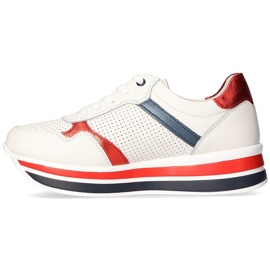 Baskets en cuir Filippo DP2004 / 22 Wh blanc blanche 7