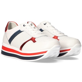 Baskets en cuir Filippo DP2004 / 22 Wh blanc blanche 5