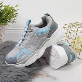 Vinceza W JAN121 chaussures de sport grises 2