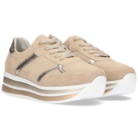 Baskets en cuir Filippo DP2004/22 Be beige 3