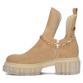 Bottes en daim Filippo 30065 camel beige brun 7
