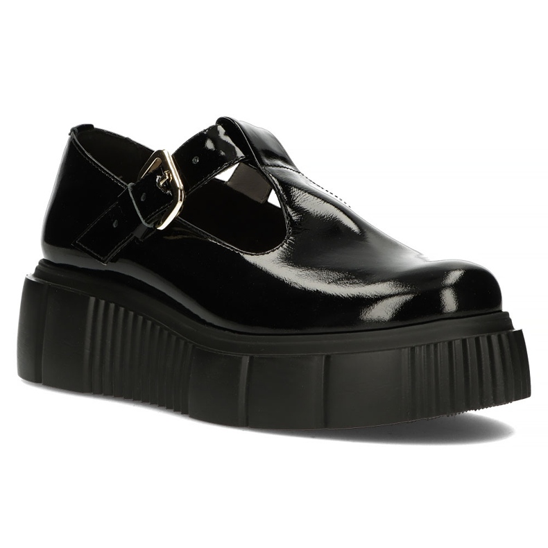 Chaussures en cuir Filippo 20102 noir 1