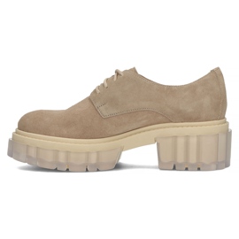 Chaussures en daim Filippo 20099 taupe beige brun 5