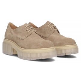Chaussures en daim Filippo 20099 taupe beige brun 6