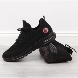 Rieker M RKR534 chaussettes noires chaussures de sport le noir 2