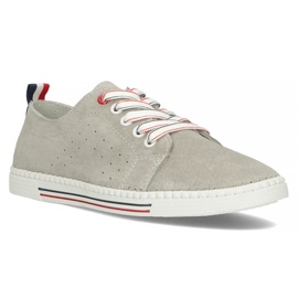 Chaussures en cuir Filippo DP3507 / 22 Gr gris 1