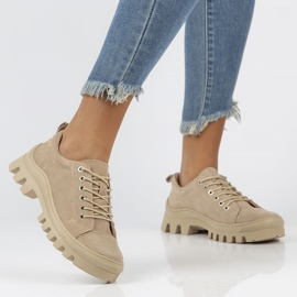 Baskets cuir FILIPPO DP3522/22 Be beige 1