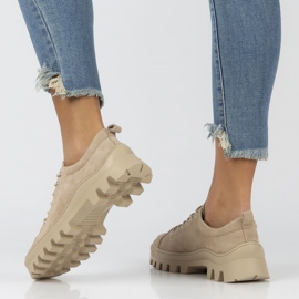 Baskets cuir FILIPPO DP3522/22 Be beige 2