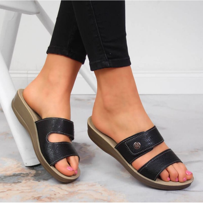 Velcro Inblu W ARC10B noir le noir 1