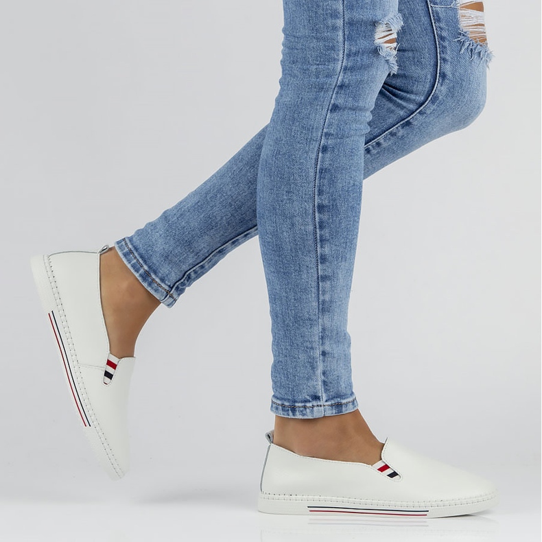 Chaussures en cuir FILIPPO DP066 / 22 Wh blanc blanche 2