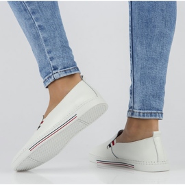 Chaussures en cuir FILIPPO DP066 / 22 Wh blanc blanche 8