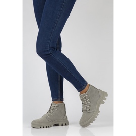 Baskets en cuir Filippo DBT3523 / 22 Gr gris 2