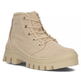 Baskets en cuir Filippo DBT3523/22 Be beige 1