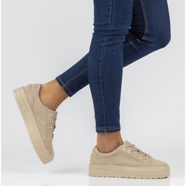 Baskets cuir FILIPPO DP3527/22 Be beige 1