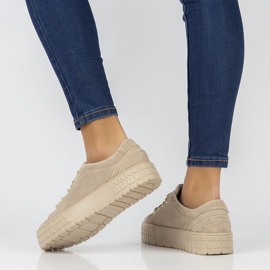 Baskets cuir FILIPPO DP3527/22 Be beige 2