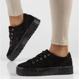 Baskets en cuir FILIPPO DP3527/22 Bk noir le noir 5