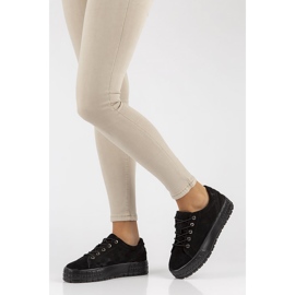 Baskets en cuir FILIPPO DP3527/22 Bk noir le noir 4