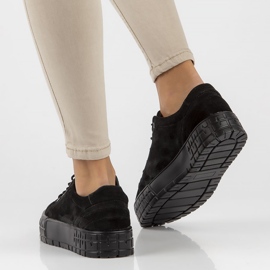 Baskets en cuir FILIPPO DP3527/22 Bk noir le noir 7