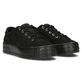 Baskets en cuir FILIPPO DP3527/22 Bk noir le noir 3