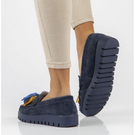 Chaussures en cuir Filippo DP3535/22 Nv bleu marine 2 Chaussures en cuir Filippo DP3535/22 Nv bleu marine 2