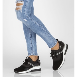 Baskets en cuir Filippo DP1388 / 22 Bk noir le noir 3