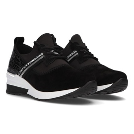 Baskets en cuir Filippo DP1388 / 22 Bk noir le noir 6