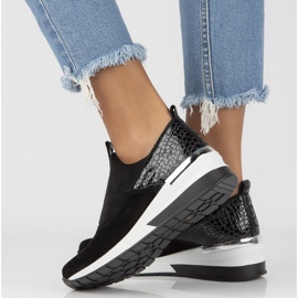 Baskets en Cuir Filippo DP1689/22 Bk Noir le noir 2