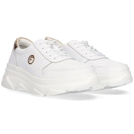 Baskets en cuir Filippo DP2138 / 22 Wh blanc blanche 3