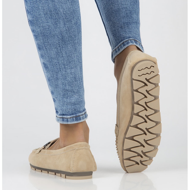 Mocassins en cuir Filippo DP3613/22 Be beige 2