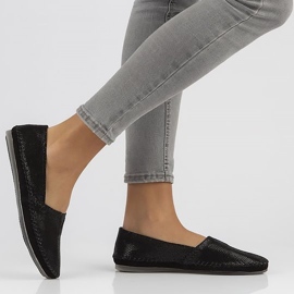 Chaussures en cuir Filippo DP031 / 22 Bk noir 2